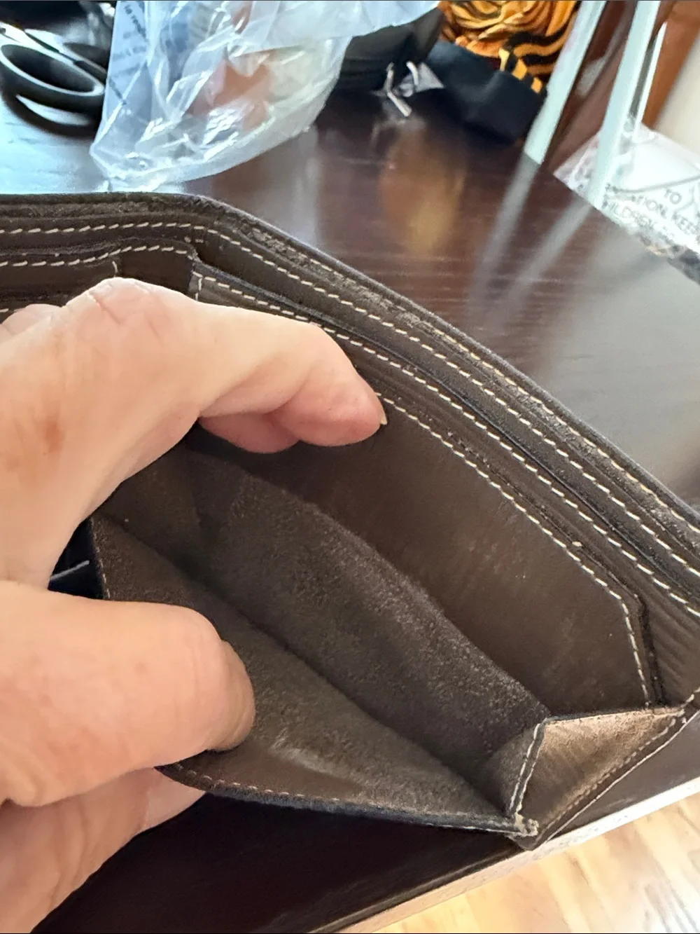 FENDI Brown Monogram Canvas Wallet - Slim Bi-Fold